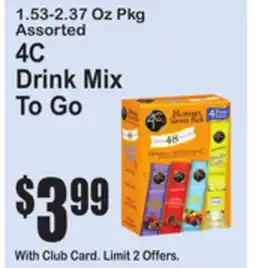 SuperFresh 4C Drink Mix To Go offer