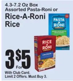 SuperFresh 4.3-7.2 Oz Box Assorted Pasta-Roni or Rice-A-Roni Rice offer