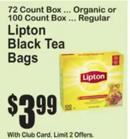 SuperFresh Lipton Black Tea Bags offer