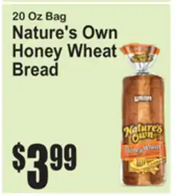 SuperFresh Nature's Own Honey Wheat Bread offer