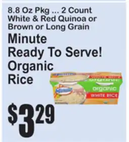 SuperFresh Minute Ready To Serve! Organic Rice offer