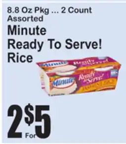 SuperFresh Assorted Minute Ready To Serve! Rice offer