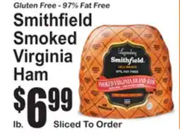 SuperFresh Smithfield Smoked Virginia Ham offer