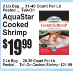 SuperFresh AquaStar Cooked Shrimp offer