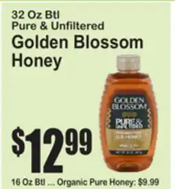SuperFresh 32 Oz Btl Pure & Unfiltered Golden Blossom Honey offer