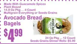 SuperFresh Avocado Bread Bagels offer