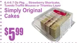 SuperFresh Simply Original Cakes offer