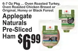 SuperFresh Applegate Naturals Pre-Sliced Ham offer