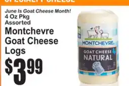 SuperFresh Montchevre Goat Cheese Logs offer