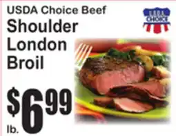 SuperFresh USDA Choice Beef Shoulder London Broil offer
