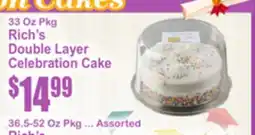 SuperFresh Rich's Double Layer Celebration Cake offer