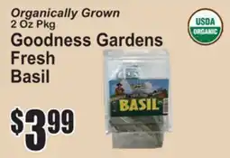 SuperFresh Goodness Gardens Fresh Basil offer