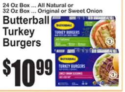 SuperFresh Butterball Turkey Burgers offer
