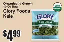 SuperFresh Organically Grown 10 Oz Bag Glory Foods Kale offer