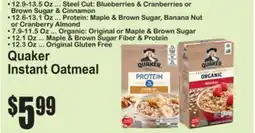 SuperFresh Quaker Instant Oatmeal offer