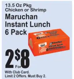 SuperFresh Maruchan Instant Lunch offer