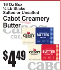 SuperFresh Cabot Creamery Butter offer