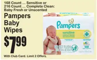 SuperFresh Pampers Baby Wipes offer