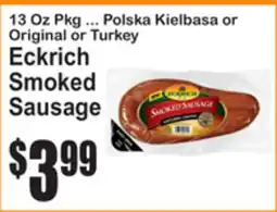 SuperFresh Eckrich Smoked Sausage offer