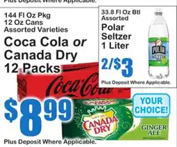 SuperFresh Coca Cola or Canada Dry offer