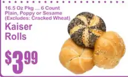 SuperFresh Kaiser Rolls offer