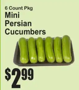 SuperFresh Mini Persian Cucumbers offer