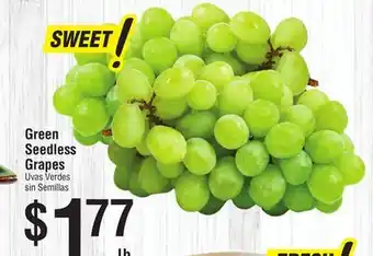 Smart & Final Green Seedless Grapes offer