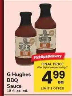 Safeway G Hughes BBQ Sauce offer