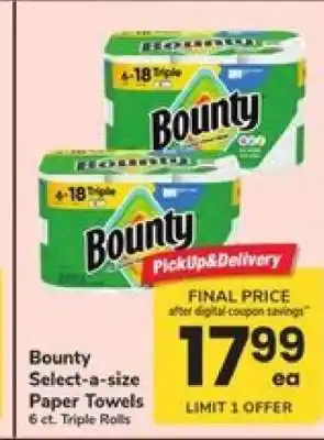 Bounty Select-A-Size Paper Towels