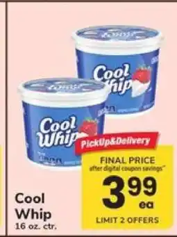 Safeway Cool Whip offer