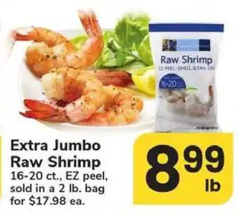 Safeway Extra Jumbo Raw Shrimp offer