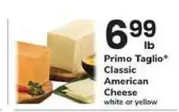 Safeway Primo Taglio Classic American Cheese offer