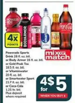 Safeway Assorted Drinks offer