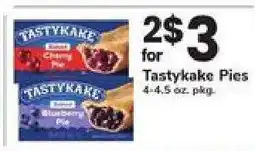 Safeway Tastykake Pies offer
