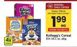 Safeway Kellogg's Cereal offer