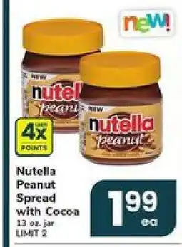 Safeway Nutella Peanut Spread with Cocoa offer