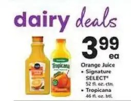 Safeway Orange Juice offer