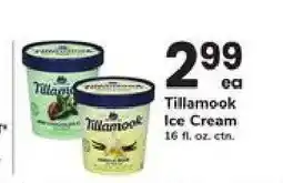Safeway Tillamook Ice Cream offer