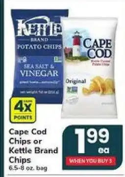 Safeway Cape Cod Chips or Kettle Brand Chips offer
