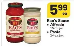 Safeway Rao's Sauce offer