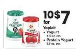 Safeway Yoplait Yogurt offer
