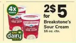 Safeway Breakstone's Sour Cream offer