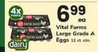 Safeway Vital Farms Large Grade A Eggs offer