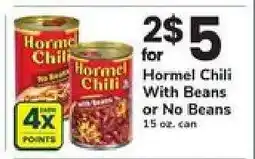 Safeway Hormel Chili offer