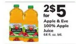 Safeway Apple & Eve 100% Apple Juice offer