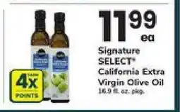 Safeway Signature Select California Extra Virgin Olive Oil offer