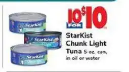 Safeway Starkist Chunk Light Tuna offer