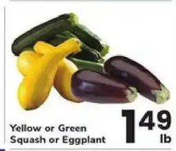 Safeway Yellow or Green Squash or Eggplant offer