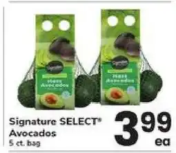 Safeway Signature Select Avocados offer
