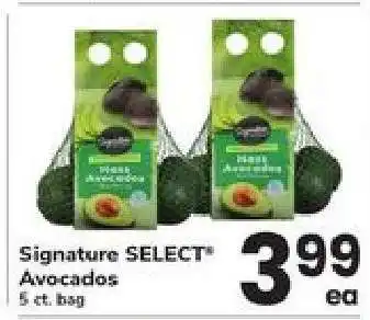 Safeway Signature Select Avocados offer